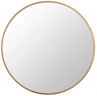 Fanyushow Round Mirror Gold Circular Frame