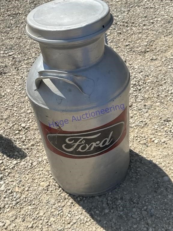 MILK CAN W/ FORD DECAL