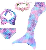 Girls Mermaid Tails Swimsuit