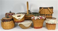 COLLECTION LONGABERGER BASKETS