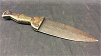 19th Century Dagger Made From Rasp Wire Wrapped