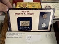 STEPHEN A. DOUGLAS/LINCOLN DEBATES COIN