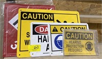 Caution Signs. largest 14x10in