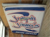 Jumpin Jimmys 8x8 sign face