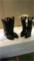 Two pairs of boots both size 12 d