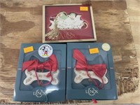 3 Lenox Christmas ornaments