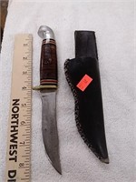 Western knife L66 with sheath