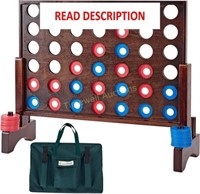 SpexDarxs Giant 4 in A Row Game  Wooden Jumbo 4-to