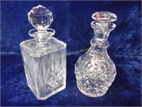 Sparkling Cut Crystal Decanters