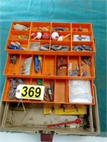 tackle box and contents