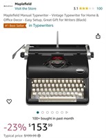 Typewriter (Open Box, Powers On)