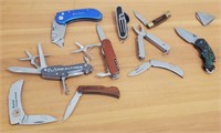 Variety of Pocket Knives