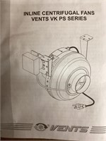 VENTS-US VK 150 PS Dryer Booster Fan for 6 inch