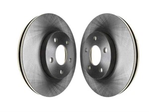 AutoShack Front Brake Rotors Pair of 2 Driver and