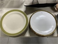 2 Stacks Of Plates