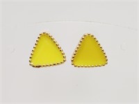 Yellow Earrings