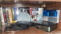 CD Player, VHS Tapes, Band of Brothers DVDs