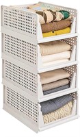 NEW $55 4PK Foldable Clothes Drawer
