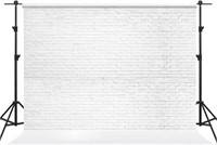 (N) Kate 8Ã—8ft White Brick Backdrop Brick Wall Ph