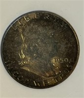 1950 Franklin Silver Half Dollar 50 Cent MS64 FBL