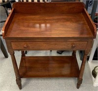 Cherry Finish Wash Stand with Drawer