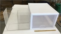 Sterilite drawer organizer w/plastic divided