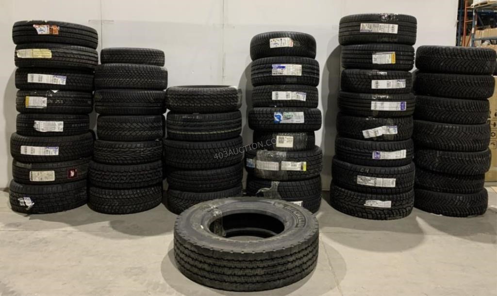 Lot of 43 Assorted Tires - NEW