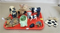 Tray Lot of Assorted Animal Figurines