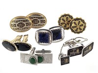 COOL VTG Black Gold & Other Cuff Links