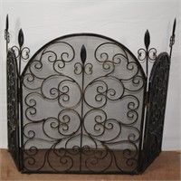 Fireplace Screen Metal 31h x 24 front 11 each side