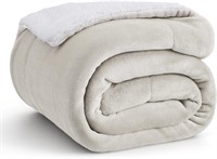 Bedsure Sherpa Fleece Throw Blanket for Couch
