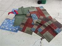 Assorted Area Throw Rugs - Stadium Blanket