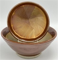 2pc Japanese Suribachi Bowls