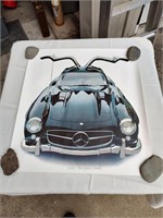 Mercedes Gull Wing Print by Cleworth