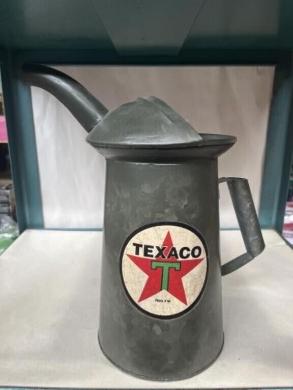 Texaco four quart oil can