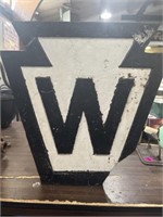 Railroad Whistle cast iron sign 16”x16”
Bottom