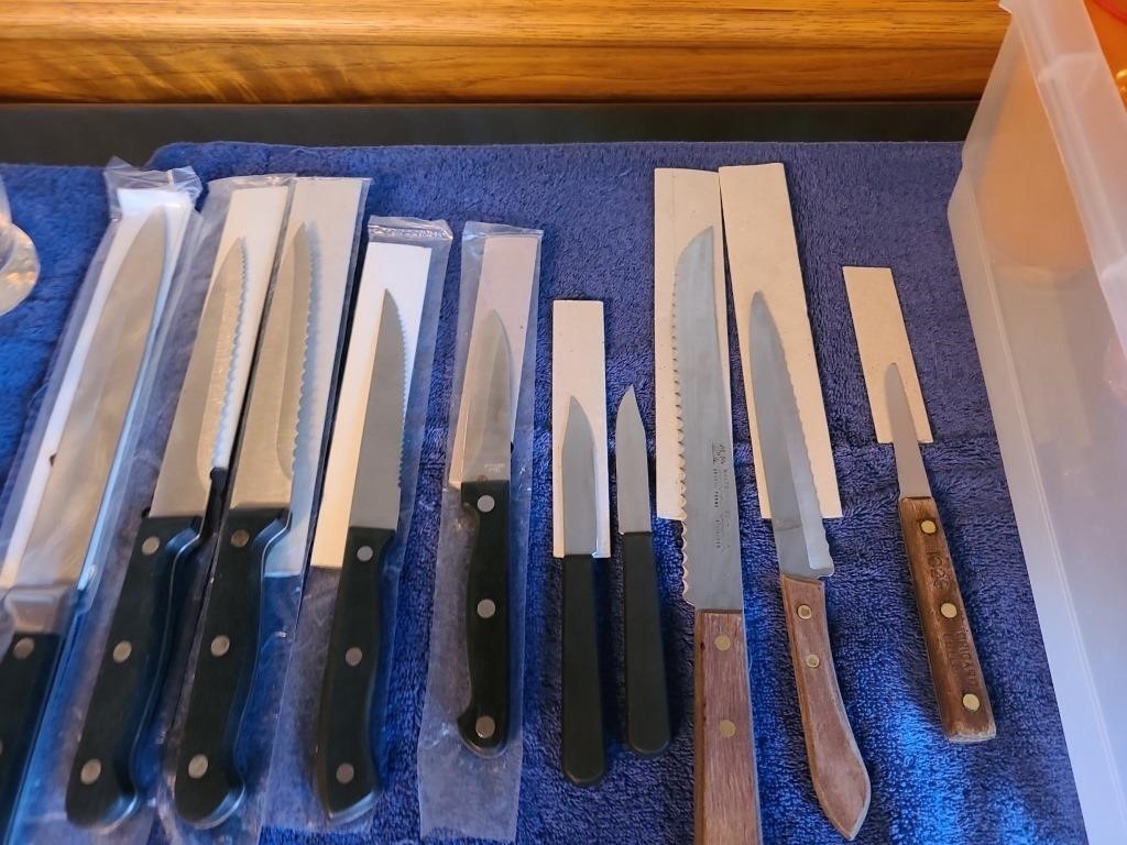 Stainless steel knives. Den
