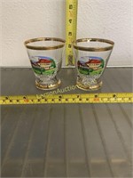 2 Klein Auheim Fasanerie glasses