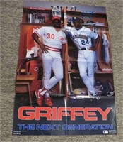 Ken Griffey Jr. Sr. Poster Large 2' x3' Seattle