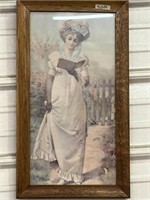 Vintage picture of lady