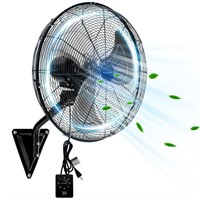 Bestronair Wall Mount Fan Oscillating,Industrial