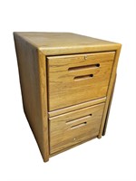 Oak File Cabinet