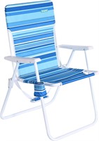 SunnyFeel 15 Tall Folding Beach Chair  Oversized P