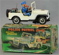 BOXED NOMURA POLICE PATROL JEEP