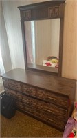 Dressor with mirror matches lot # 303