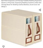 MSRP $25 Bed Sheet Organizers