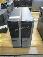 (2) Dell OptiPlex 3010 Desktop Computer.