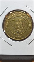 2009 Chuck e cheese token