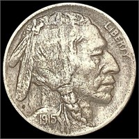 1915-D Buffalo Nickel NEARLY UNCIRCULATED