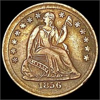 1856 Seated Liberty Half Dime CLOSELY